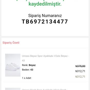 Tonny Black Parasını Ödememe Rağmen Ayakkabılarım Gönderilmedi