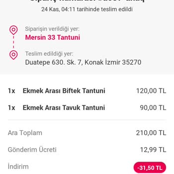 Yemeksepeti Müşteri İle Resmen Dalga Geçen Mersin Tantuni 33