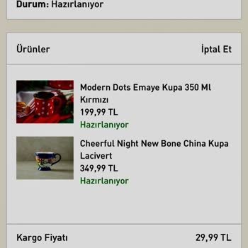 English Home 16 Gündür Kargomu Göndermiyor
