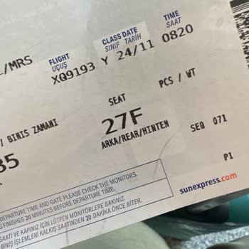 Sunexpress Koltuk Parası Kesip Değişikliği Haber Vermedi