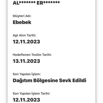 Ebebek Kargo Firmasını Değiştirsin
