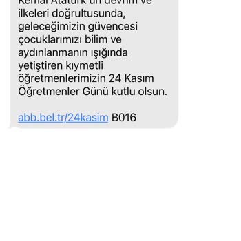 Antalya Büyükşehir Belediyesi M. Böcek SMS İptali