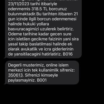 TurkNet Haksız Para Talebi