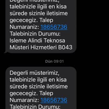 Teknosa Ürünümü İade Etmişler