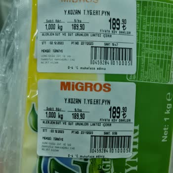 Migros 3 Faklı Son Kullanma Tarihli Ürün