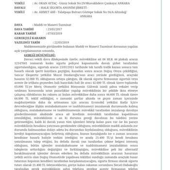 Türkiye Sigorta Türkiyesigorta Kasko Mağduriyeti