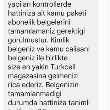 Turkcell Tarife Değişikliği Yaptığımı Sanıp Yapılmadığını Öğrendim
