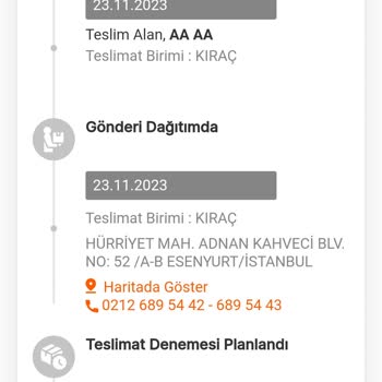 MNG Kargo Teslim Etmediği Kargoyu Teslim Etti Olarak Girmiş