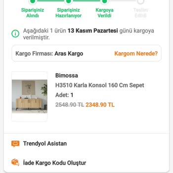 Yine Aras Kargo! Adrese Teslim Kargomu Şubeden Gelip Almamı İstiyor