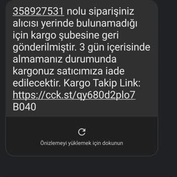 Sürat Kargo Demirciler Şubesi Teslimat Sorunu