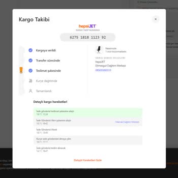 Hepsijet İade İçin Teslim Edilen Ürünün Teslimata Çıkarılmaması