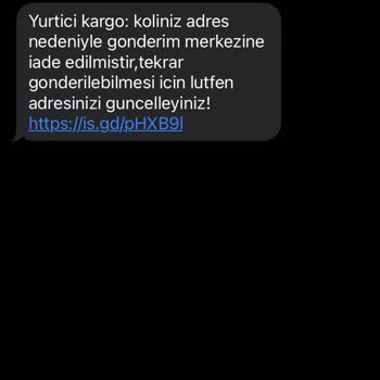 E-ticaret Marka Taklidiyle Dolandırıcılık Şüpheli Kargo Mesajları