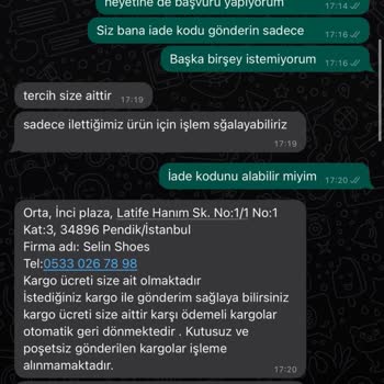 Selin Shoes'a Güvenli Alışveriş Sağlamıyor