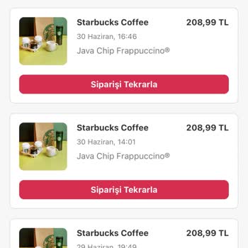 Starbucks İhmali Eksik Ürün Göndermeleri
