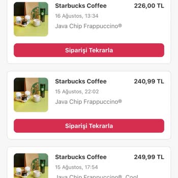 Starbucks İhmali Eksik Ürün Göndermeleri