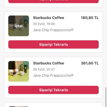 Starbucks İhmali Eksik Ürün Göndermeleri