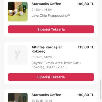 Starbucks İhmali Eksik Ürün Göndermeleri