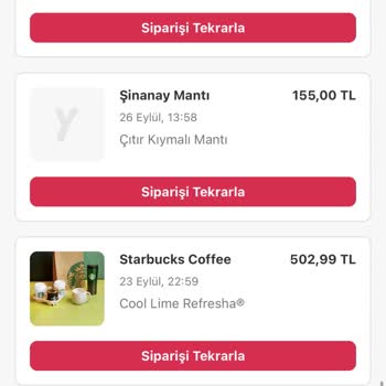 Starbucks İhmali Eksik Ürün Göndermeleri
