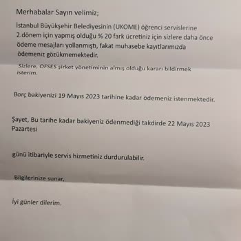 Ofses Turizm Ofses Okyanus Fatih Koleji Servis Hizmeti
