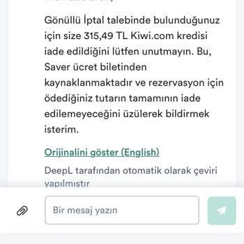 Kiwi.com Kiwi Uçak Bileti Şikayetim