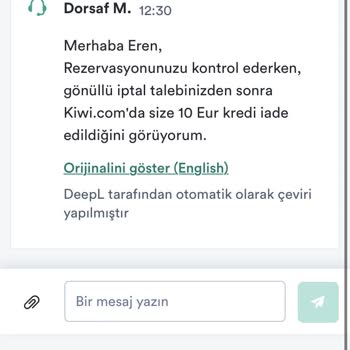 Kiwi.com Kiwi Uçak Bileti Şikayetim