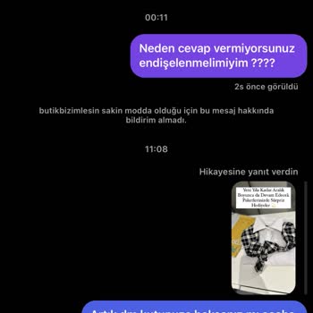 Duygu Aksoy Butik Ürün Bana Teslim Edilmedi