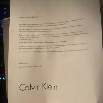 Boyner Calvin Klein Ayakkabım Renk Attı Tiftiklendi
