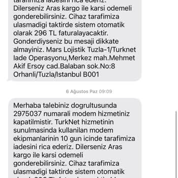 TurkNet Modem Ücreti Saçmalığı