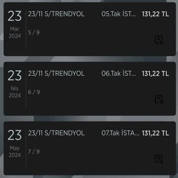 Trendyol Alışveriş Taksit Sıkıntısı