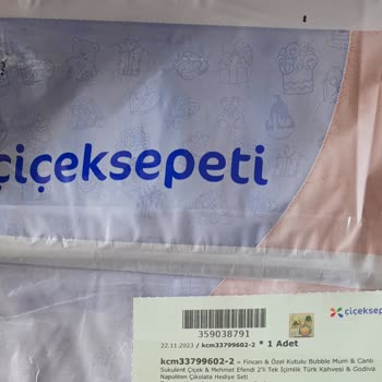 Çiçek Sepeti Hediye Yanlış Not Gönderimi