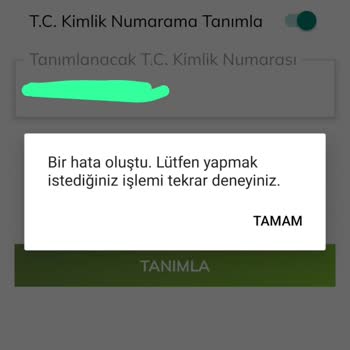 Passoligde Tanımlama Hatası