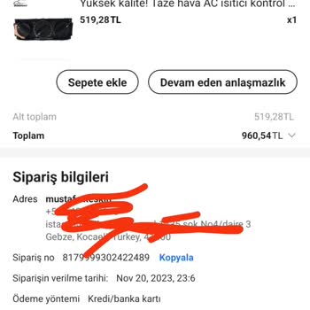 Aliexpress Kargom Elime Ulaşmadı