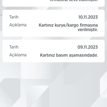Kuryenet İletişimsizlik Gelmeyen Kart
