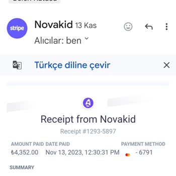 Novakid Fazla Ücret Kesmiş