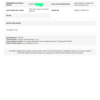 İninal Kart Düzce Çiçek Şikayeti