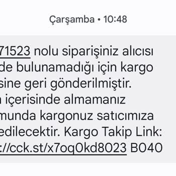 Aras Kargo Gölcük Şubesi Şikayeti