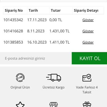 Saat & Saat Ürün Kargo Sorumsuzluğu