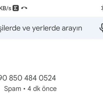 0850 484 05 24 Telefondan Arandım