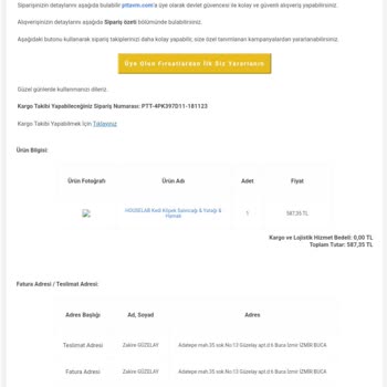 PttAVM Farklı Görselle Aldatmaca Ürün Satıldı