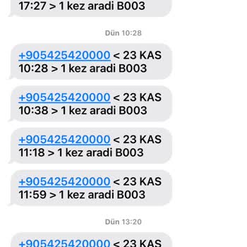 Vodafone Rahatsız Edici Aramaları Sürekli Günlerdir