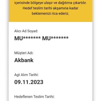 Akbank Kartımı AGT Kuryeye Teslim Etti 20 Gündür Gelmedi Lütfen Çözüm