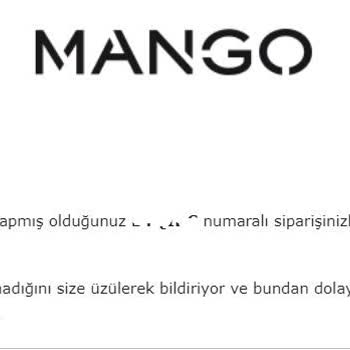 Mango Siparişimin İptal Edilmesi