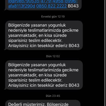 Dijital Kurye Kargo Tesliminin Yapılmaması