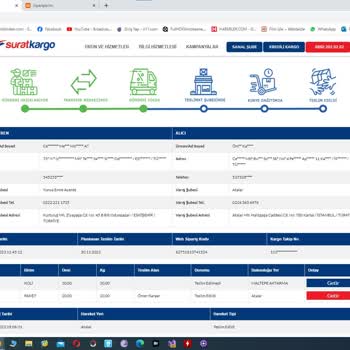 Sürat Kargo'nun Teslim Etmeden Teslim Etmesi