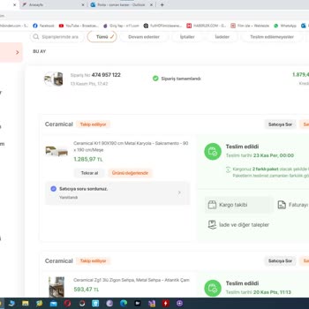 Sürat Kargo'nun Teslim Etmeden Teslim Etmesi