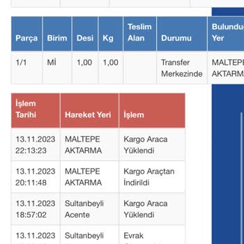 Sürat Kargo Maltepe Aktarma Şubesinde 10 Gündür Bekliyor