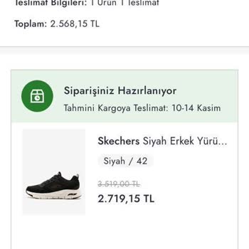 Boyner 1025569032 No'lu Siparişte Beklenen Ürün Hüsranı