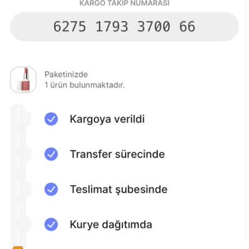 Hepsijet Hepsiburada'dan Verdiğim Siparişi Getirmiyor Ya Da Kaybetti