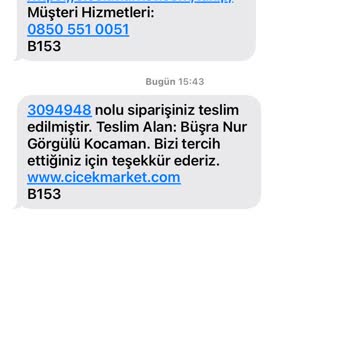 Çiçek Market Teslim Edildi Mesajı Gelen Ama Gelmeyen Çiçek