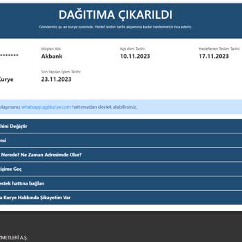 AGT Kurye 14 Gündür Teslim Aldığı Paketi Teslim Etmedi.